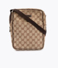Bolso cruzado de lona GUCCI GG
