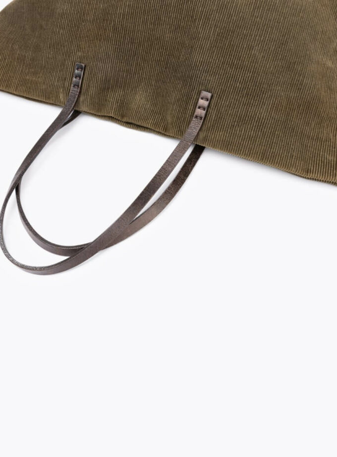 FENDI Corduroy Tote Bag