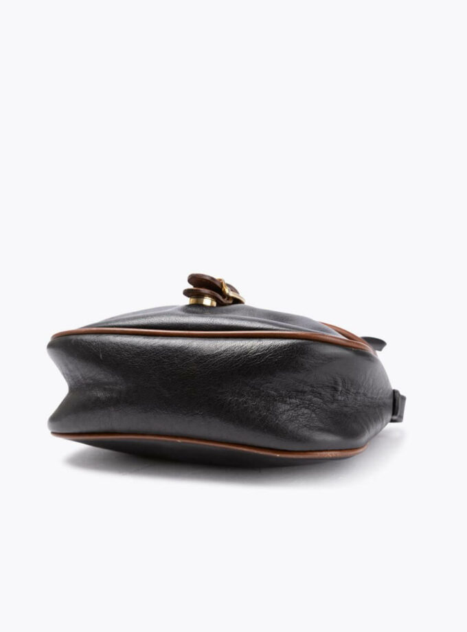 CELINE Leather Triomphe Crossbody Bag