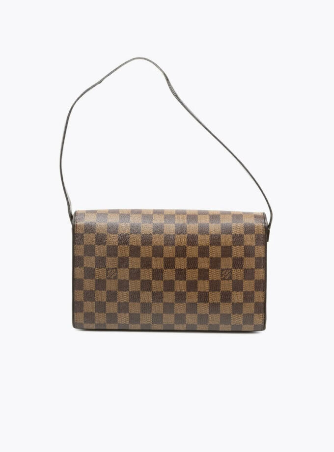LOUIS VUITTON Damier Ebene Tribeca Carré Bag