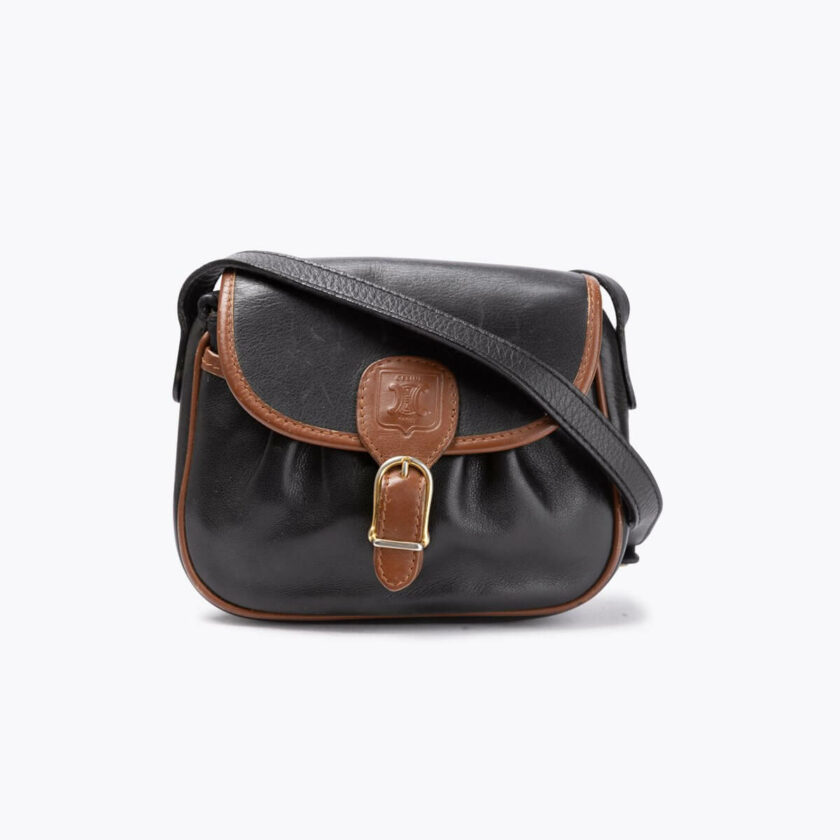 CELINE Bolso Crossbody Triomphe de piel