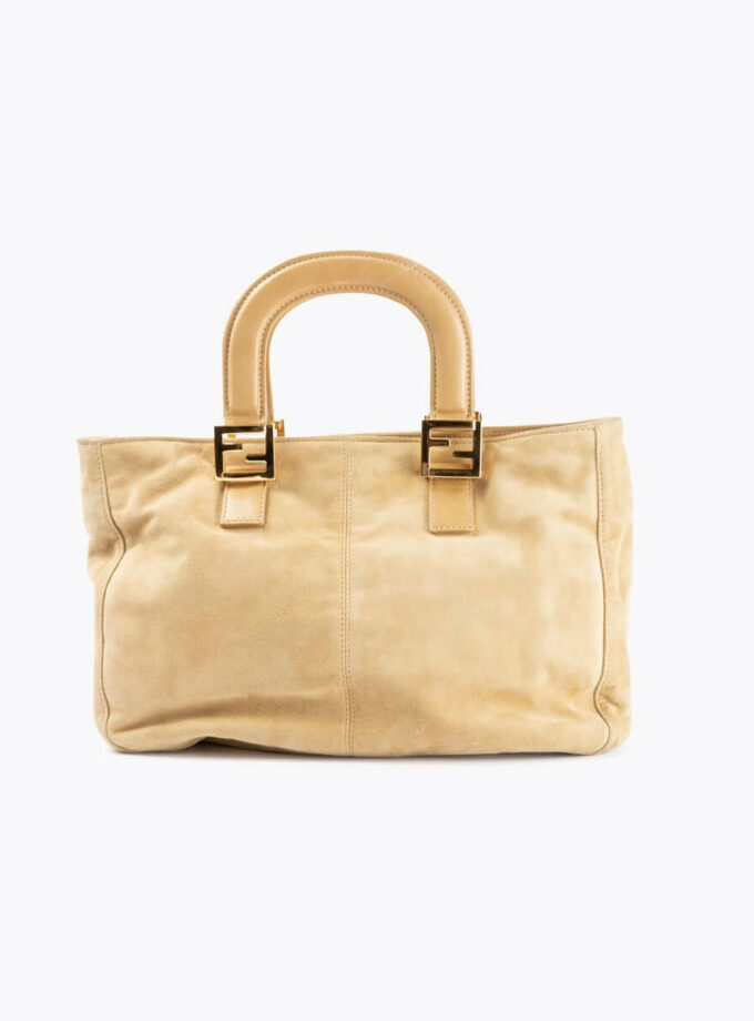 FENDI Wildleder-Einkaufstasche