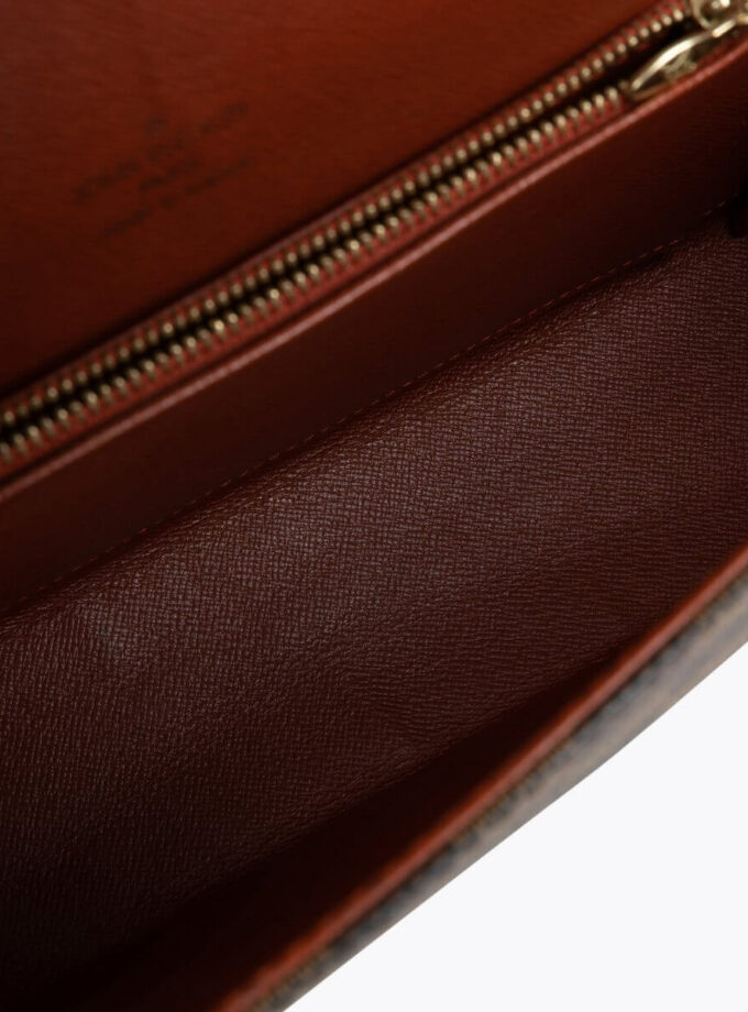 LOUIS VUITTON Damier Ebene Tribeca Carré Bag