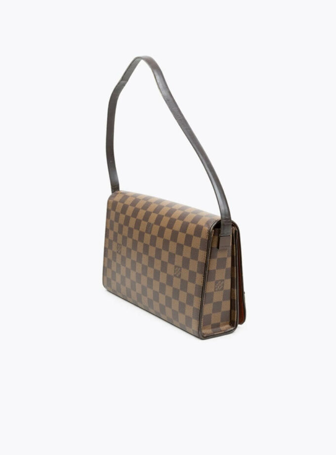 LOUIS VUITTON Damier Ebene Tribeca Carré Bag