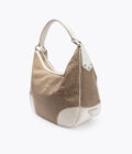 PRADA Jacquard-Schultertasche mit Logo