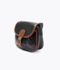 CELINE Leather Triomphe Crossbody Bag