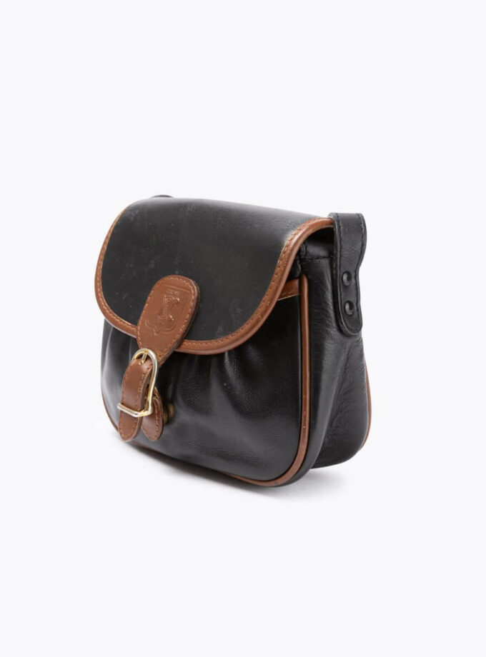 CELINE Leather Triomphe Crossbody Bag