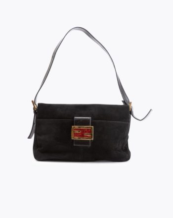 FENDI Suede Shoulder Bag